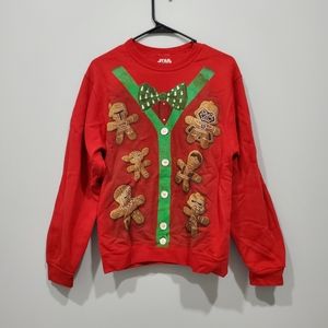 Fifth Sun | Red Gingerbread Star Wars Christmas Sweater